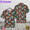 Ferret Wearing Santa Hat Christmas Hawaiian Shirt