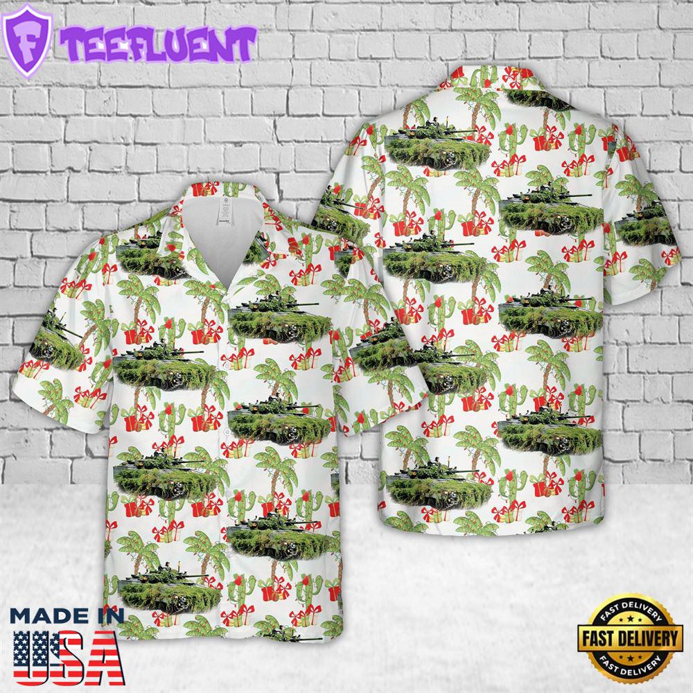 Finnish Army CV9030FIN Christmas Hawaiian Shirt