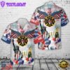 Fire Truck, 4th Of July Eagle Patriotic Hawaiian Shirt