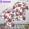 Fire Truck 4th Of July Hawaiian Shirt