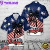 Fire Truck Firefighter, 4th Of July Hawaiian Shirt 2