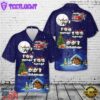Fire Truck Santa Riding Panda Christmas Hawaiian Shirt