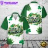 Fire Truck St. Patrick's Day Hawaiian Shirt