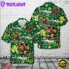 Fire Truck St Patrick's Day Hawaiian Shirts