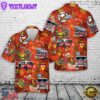 Fire trucks Firefighter Thanksgiving Turkey Hawaiian Shirt