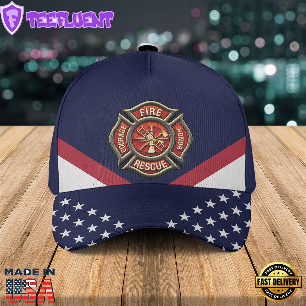 Firefighter, 4th Of July Baseball Cap