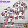 Firefighter Fire Truck, 4th Of July Hawaiian Shirt