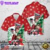 Firefighter Fire Truck Christmas Hawaiian Shirt 2