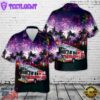 Firefighter Fire Truck Firework Hawaiian Shirt