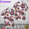 Firefighter Fire Trucks Hawaiian Shirt