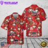 Firefighter Gnome Firefighter Fire Truck 4th of July Pocket Hawaiian Shirt