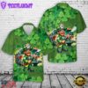 Firefighter Saint Patrick's Day Leprechaun Aloha Hawaiian Shirt