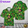 Firefighter Saint Patrick's Day Leprechaun Funny Hawaiian Shirt