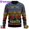 Fishing Part Time Ugly Christmas Sweater