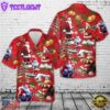 Fishing Santa Claus Christmas Hawaiian Shirt