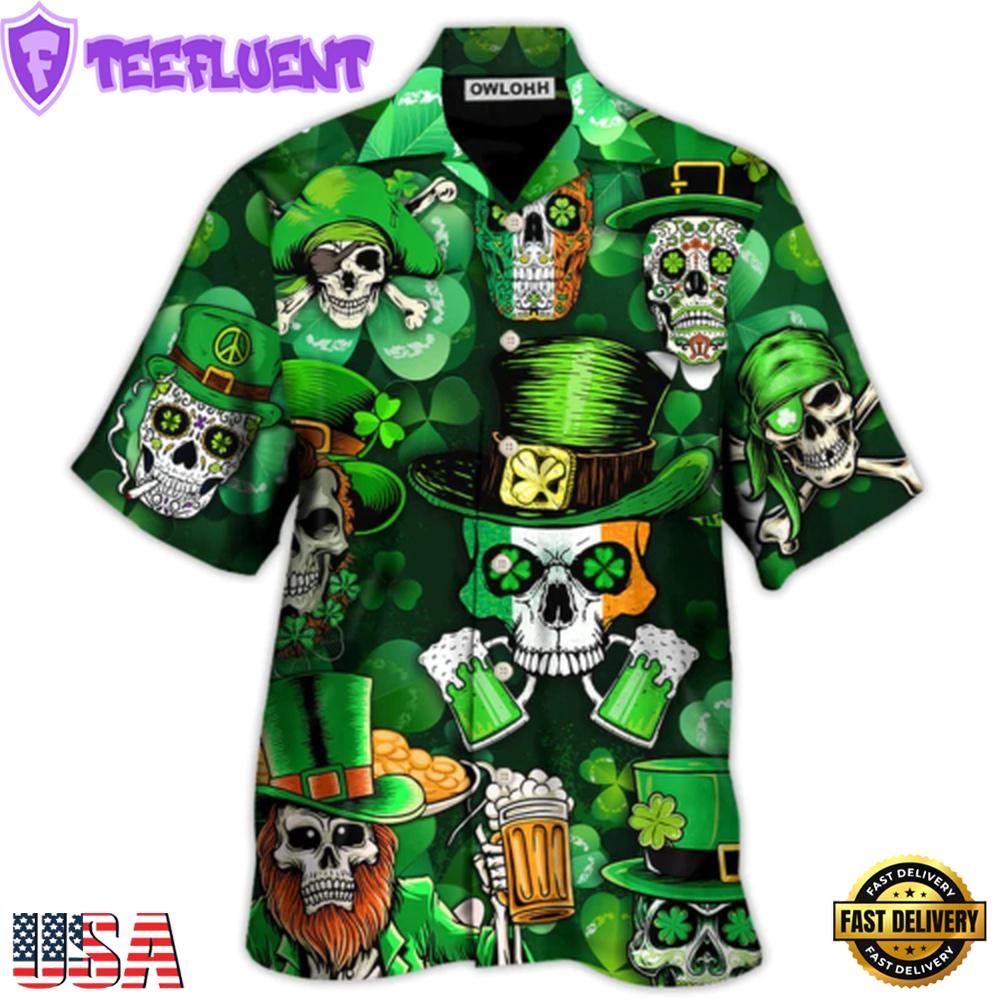 Flamingo And Beer Patrick'S Day Hawaiian Shirt , Vintage Hawaiian Shirts Flamingo And Beer Patrick'S Day Hawaiian Shirt , Vintage Hawaiian Shirts