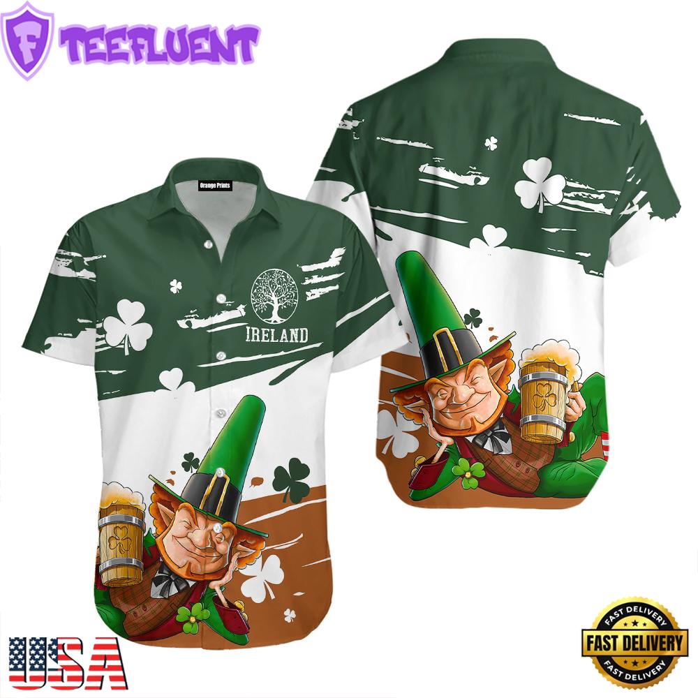 Flamingo And Beer Patrick'S Day Hawaiian Shirt , Vintage Hawaiian Shirts Flamingo And Beer Patrick'S Day Hawaiian Shirt , Vintage Hawaiian Shirts