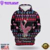 Flamingo Pink Christmas All Over Print 3D Hoodie