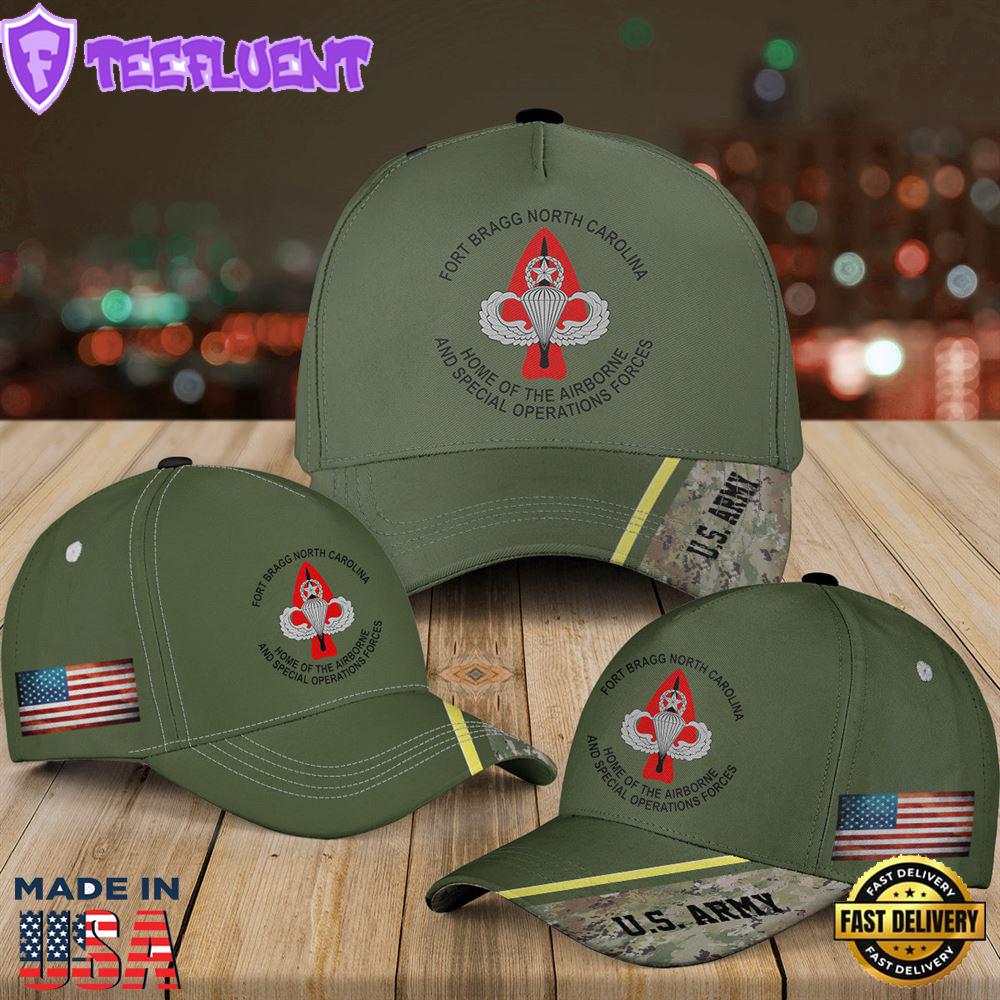 Fort Bragg Home Of The Airborne And Special Operations Forces Baseball Cap 2