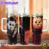Friday The 13th Movie Custom Stanley Quencher 40oz Stainless Steel Tumbler