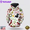 Funny Dachshund Christmas All Over Print 3D Hoodie 2 Funny Dachshund Christmas All Over Print 3D Hoodie