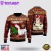Funny Llama Destroys Christmas Tree Ugly Christmas Sweater