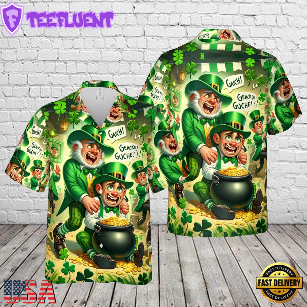 Funny St Patrick's Day Hawaiian Shirt