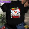 Funny Teeth Santa Reindeer Christmas Dental Squad T-Shirt
