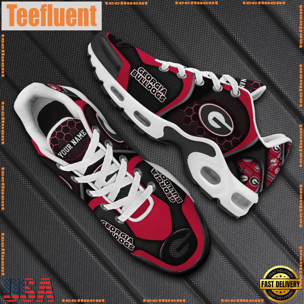 Georgia Bulldogs Tn Shoes Personalized Your Name, Football Team Shoes