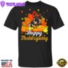 German Shepherd Happy Thanksgiving T-Shirt Adorable Dog Hallothanksmas Tee Gifts For Dog Owners