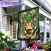German Shepherd Shamrock House And Garden Flag