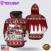German Shorthaired Pointer Let It Snow All Over Print 3D Hoodie