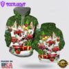 Get A Tree With Santa On Christmas All Over Print 3D Hoodie