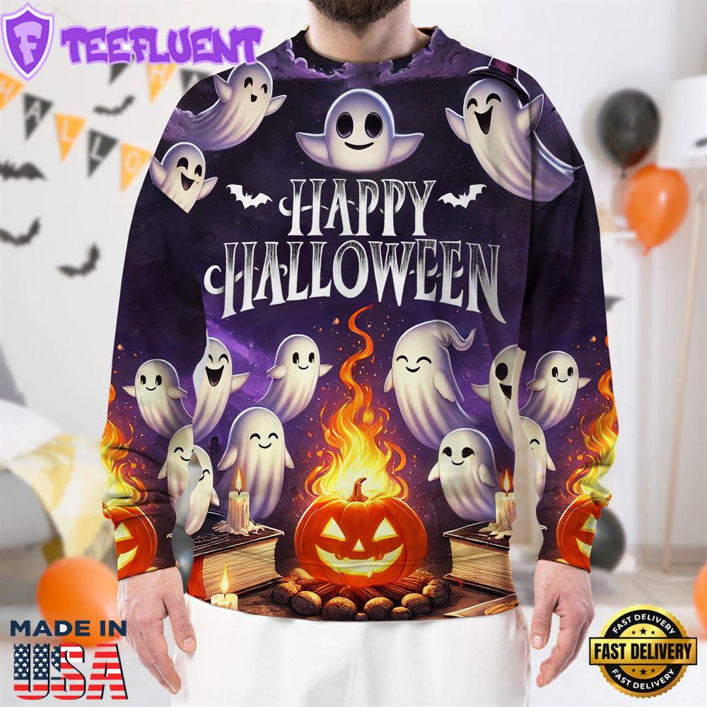 Ghost Family Halloween 3D Shirt