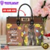 Giant Schnauzer Dog All You Need Is Love And A Leather Handbag