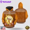 Giraffe Christmas All Over Print 3D Hoodie