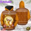 Giraffe Christmas Hoodie All Over Print