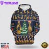 Giraffe Christmas Tree All Over Print 3D Hoodie