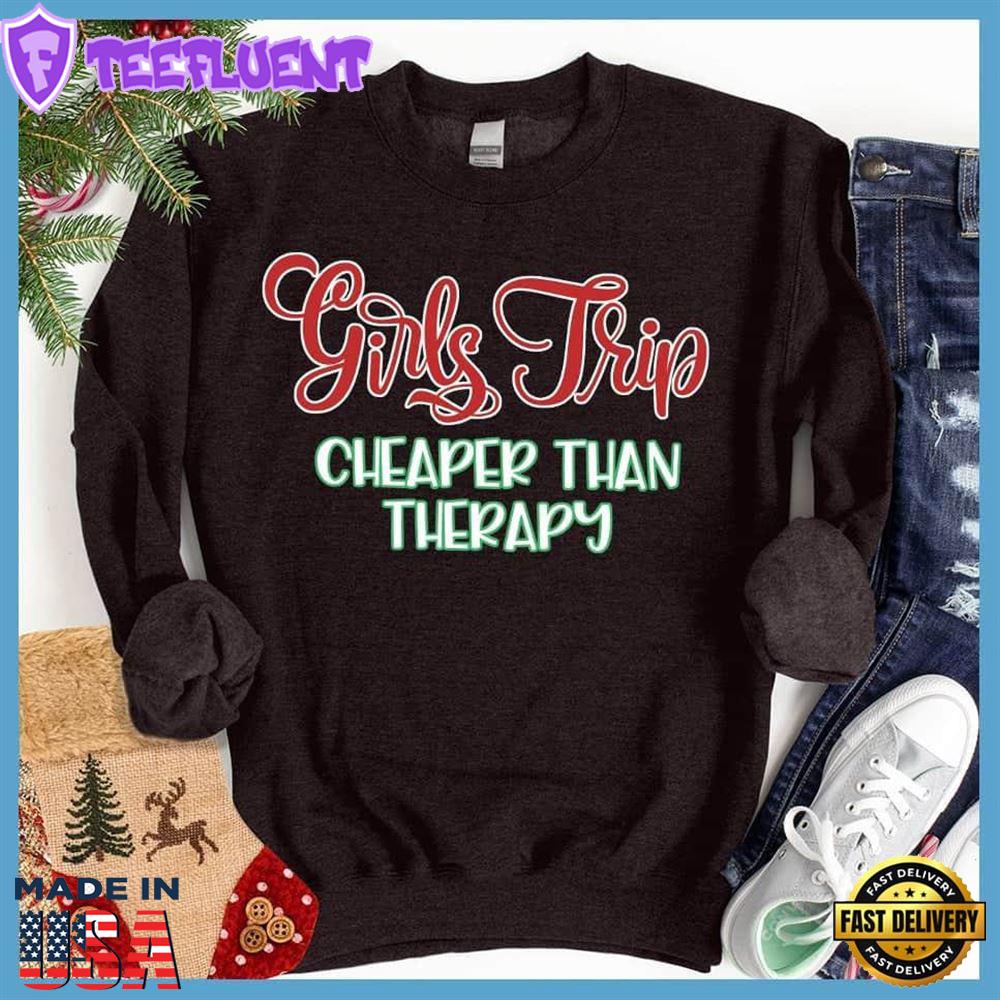Girls Trip Colored Print Christmas Version 2 Sweatshirt