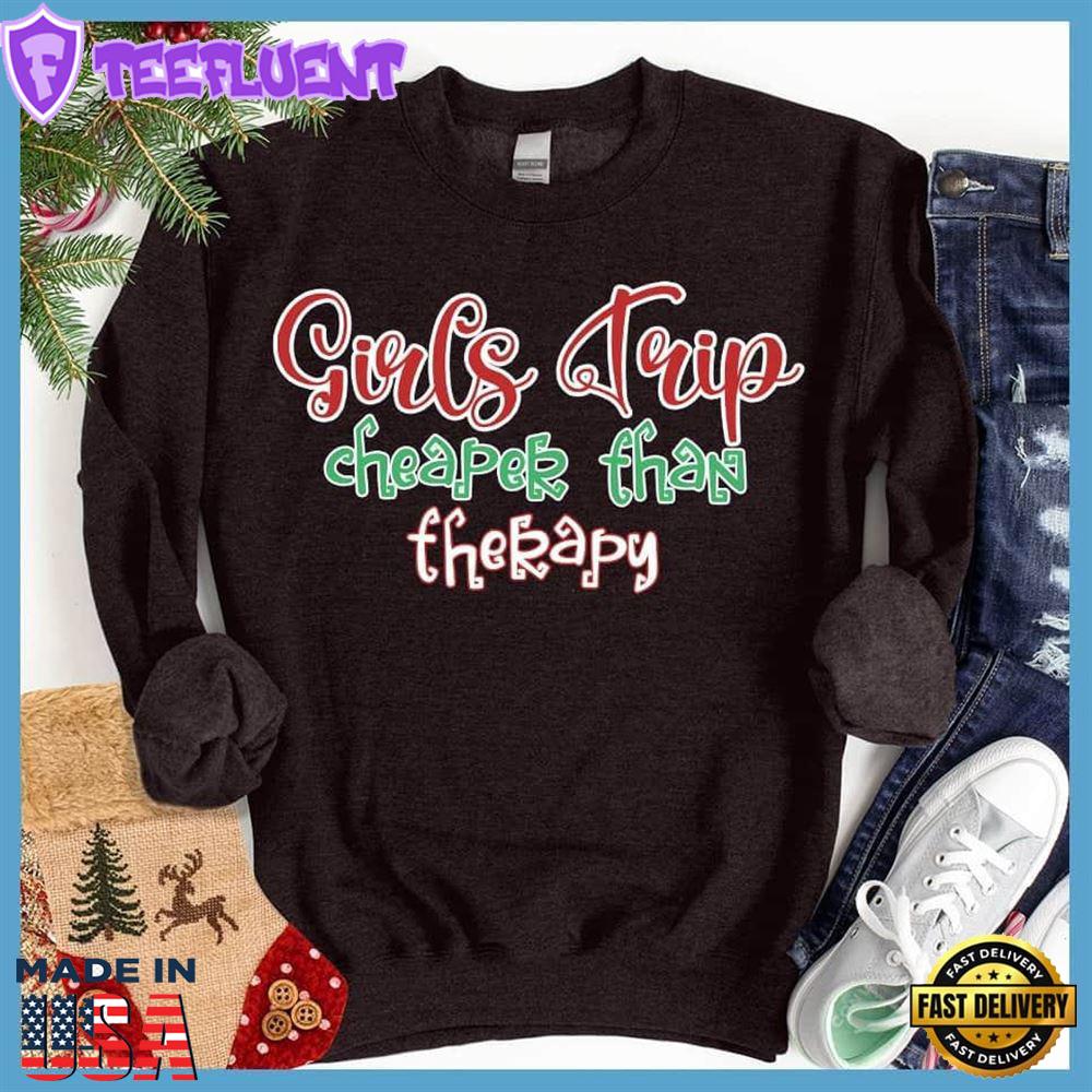 Girls Trip Colored Print Christmas Version 3 Sweatshirt