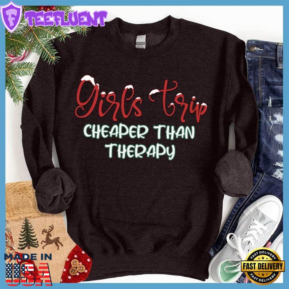 Girls Trip Colored Print Christmas Version 4 Sweatshirt