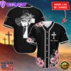 God Flower Faith Cross Custom Baseball Jersey Christian Baseball Jersey 3 God Flower Faith Cross Custom Baseball Jersey