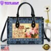 God Will Make A Way For You Zippered Leather Handbag With Handle Gift For Her