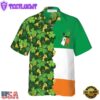 Gold Coins Shamrock Saint Patrick'S Day Irish Ireland Flag Hawaiian Shirt