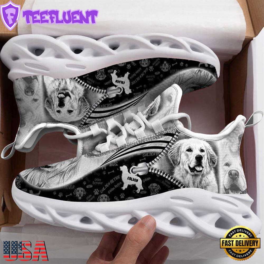 Golden Retriever Sketch Max Soul Shoes For Men Women Dog Shoes Running