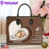 Goldendoodle Forever In My Heart Leather Bag