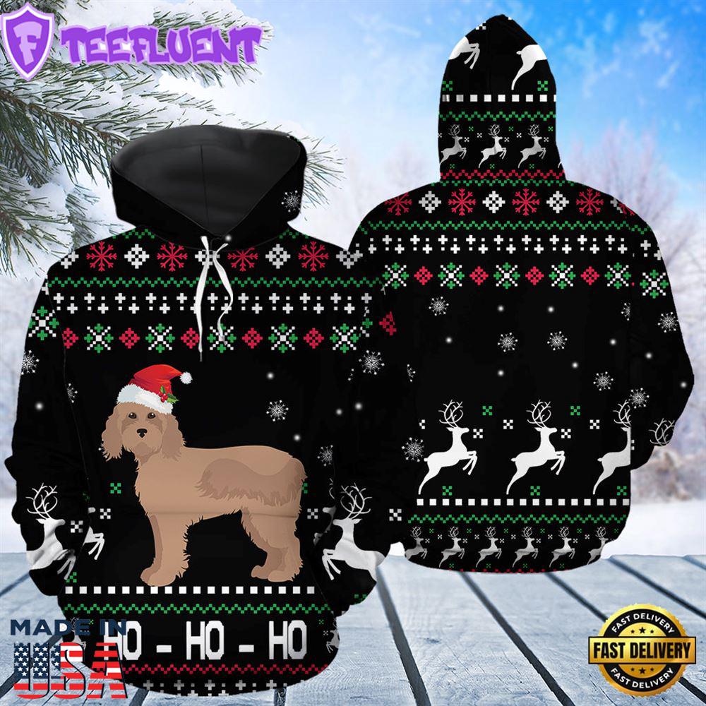 Goldendoodle Hohohochristmas Hoodie All Over Print