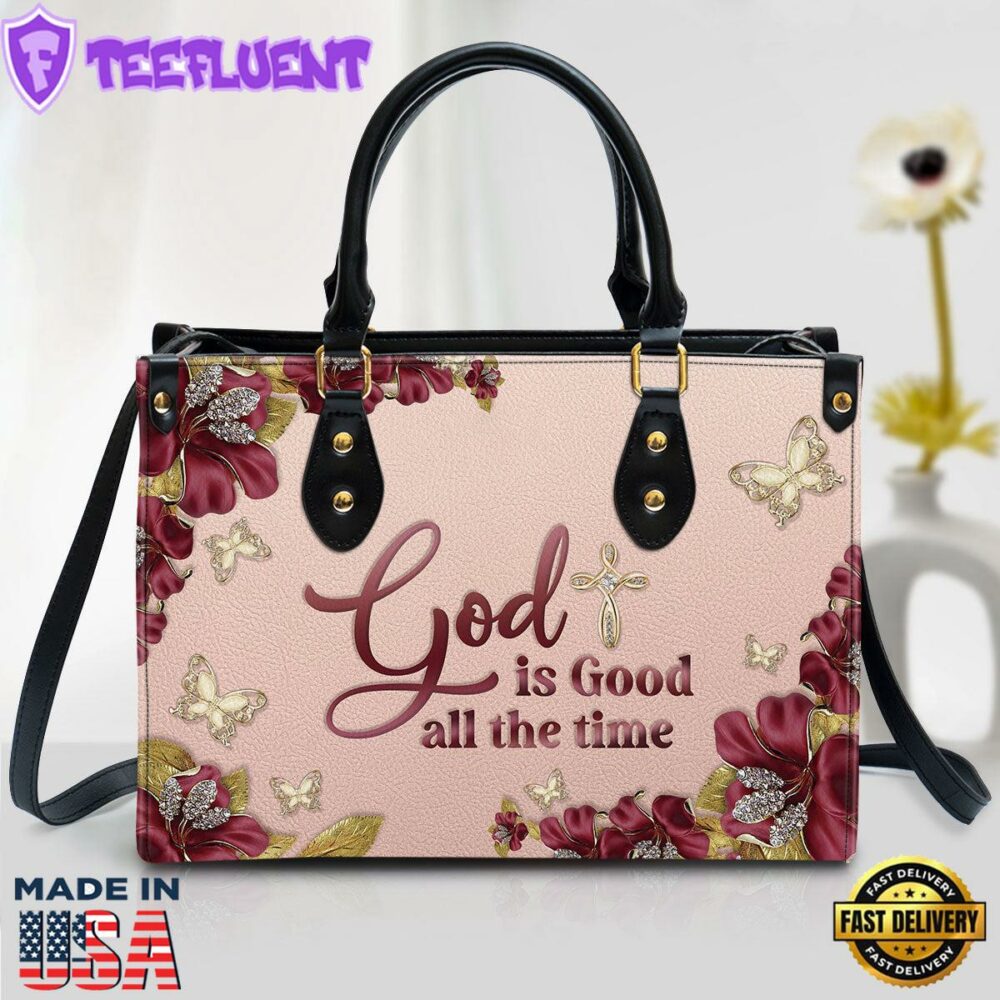 Gorgeous Christian Leather Bag God Is Good All The Time Christ Gifts Leather Bags