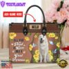Great Pyrenees Dog All You Need Is Love And A Leather Handbag