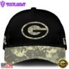 Green Bay Packers 2024 Salute to Service Club Black Camo Cap Gift For Veteran